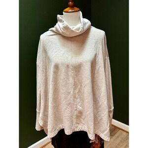 The Sweatshirt Project Beige Cowl Neck Oversized‎ Tunic Women's L